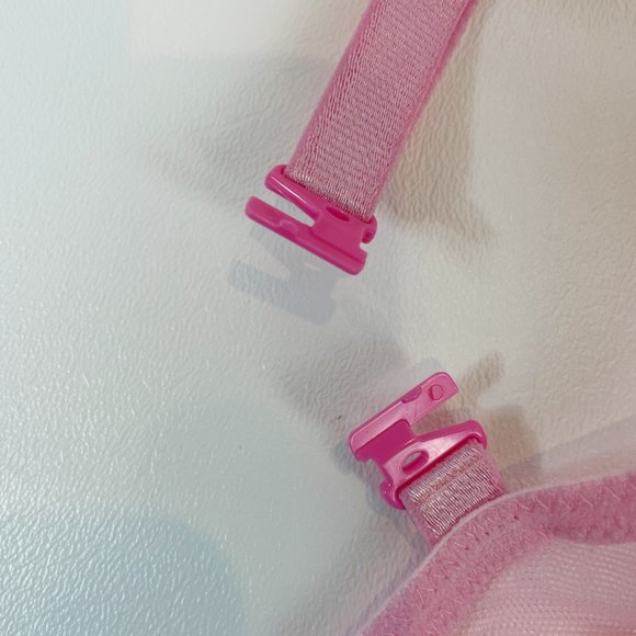 NWOT Victoria's Secret Bra 32DDD Lightly Lined Rockerwire Pink Lace B109 - Picture 3 of 10